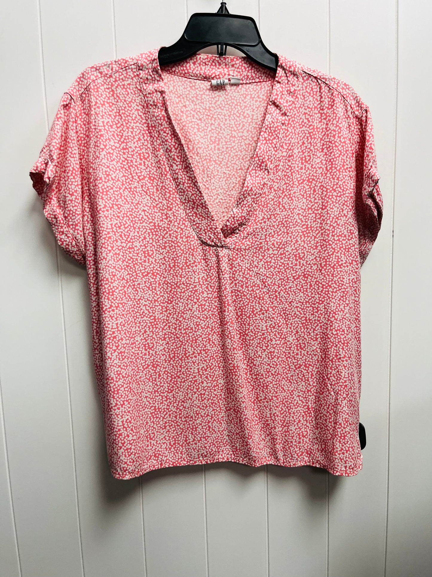 Pink Top Short Sleeve Gap, Size L