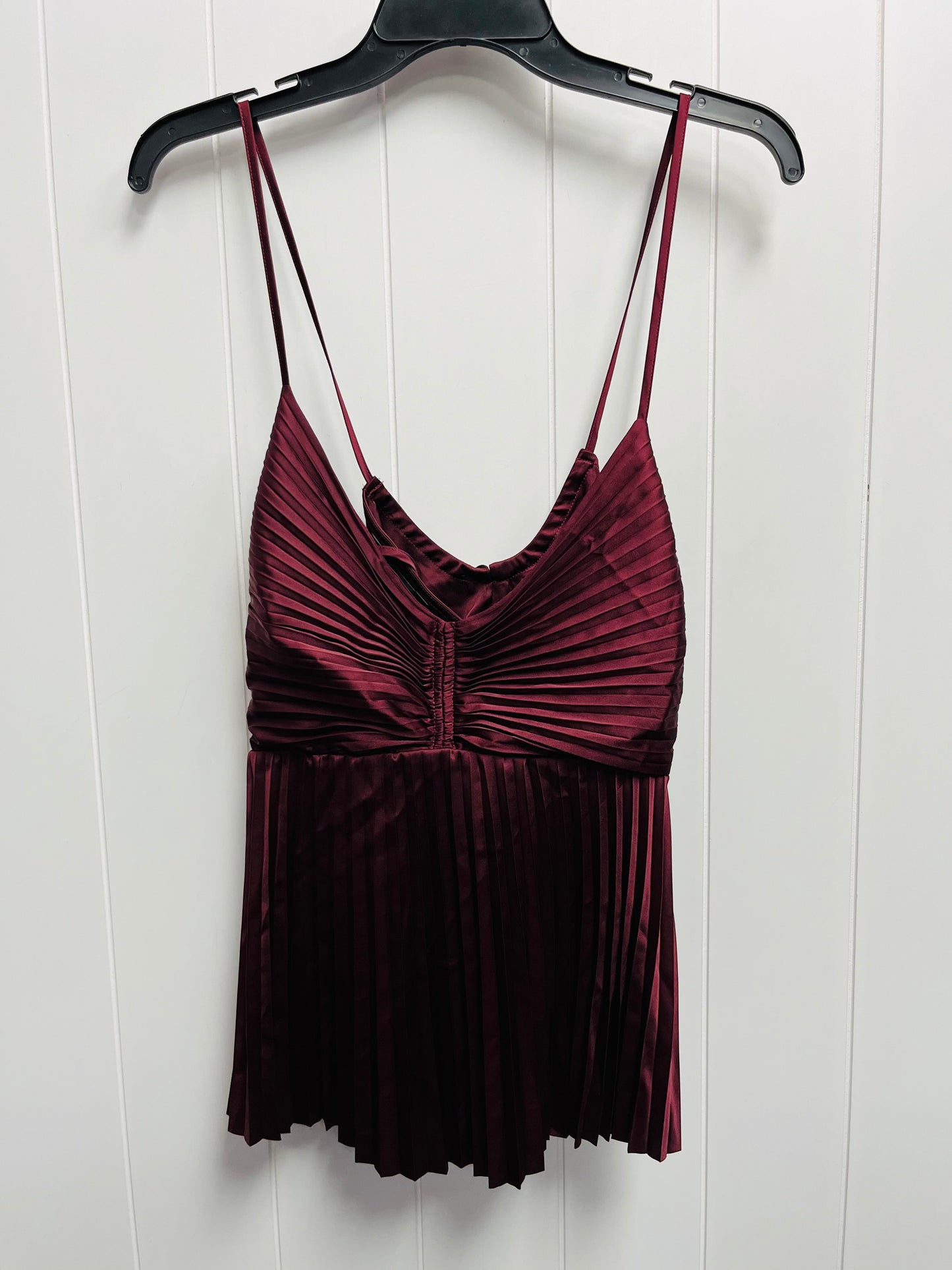 Red Top Sleeveless Banana Republic, Size Xl