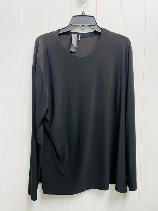 Black Top Long Sleeve Norma Kamali, Size L