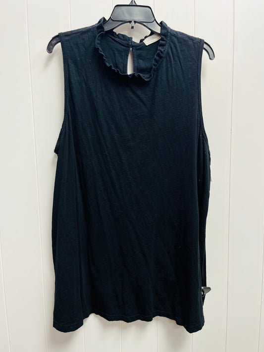 Black Top Sleeveless T.la, Size 2x