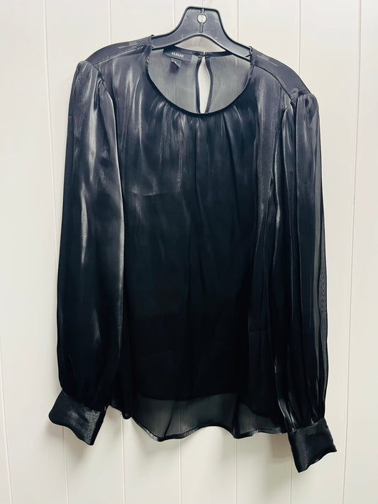 Black Blouse Long Sleeve Alfani, Size L
