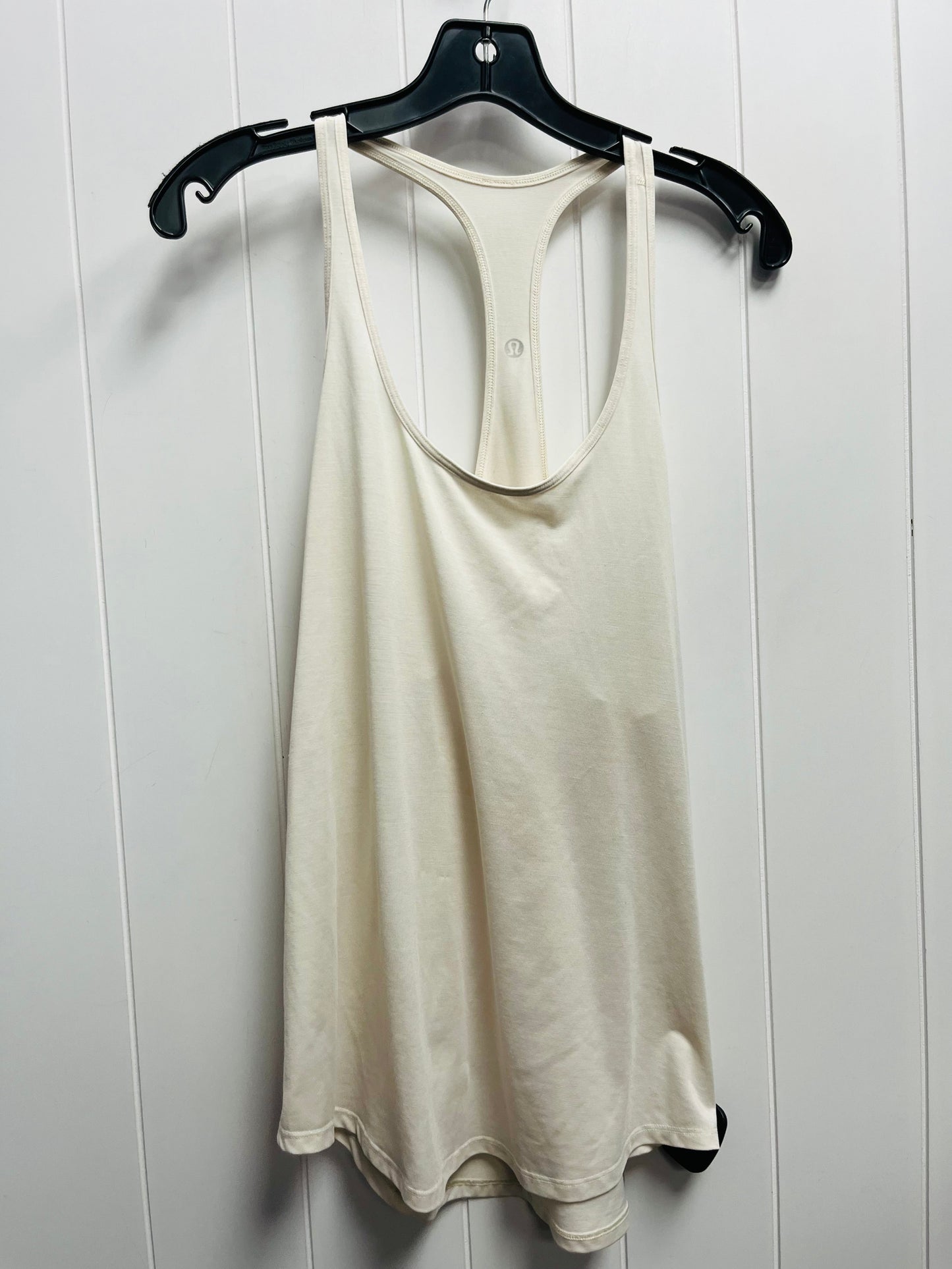 Athletic Tank Top By Lululemon In Cream, Size: L