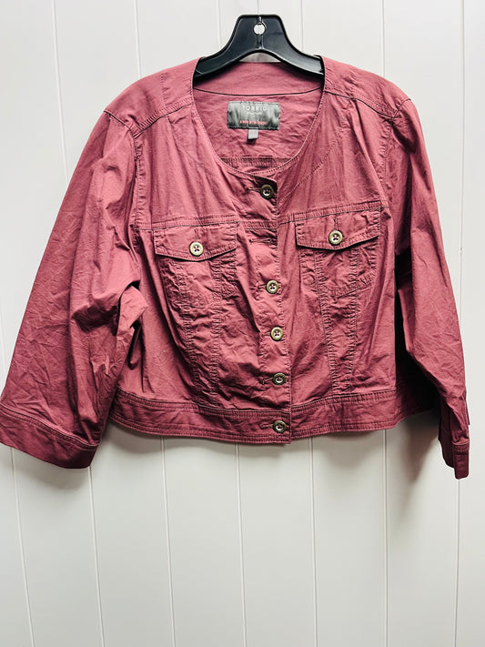 Jacket Other By Torrid In Mauve, Size: 2x