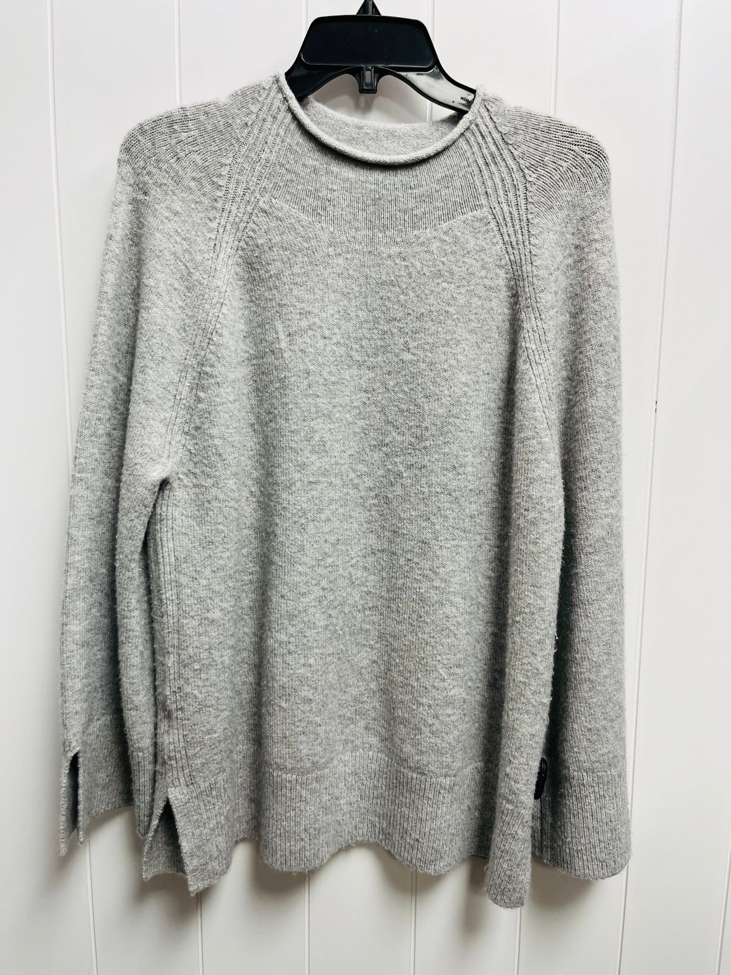 Sweater By Loft In Grey, Size: L