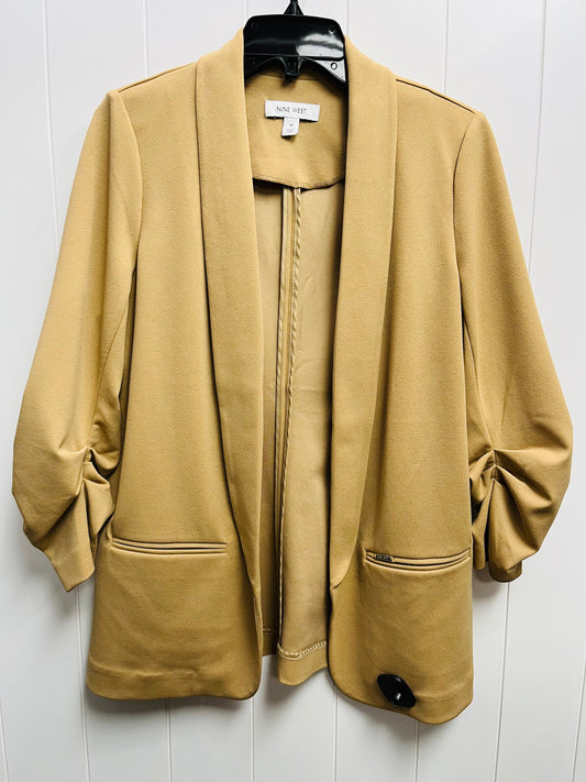 Blazer By Nine West Apparel In Tan, Size: M