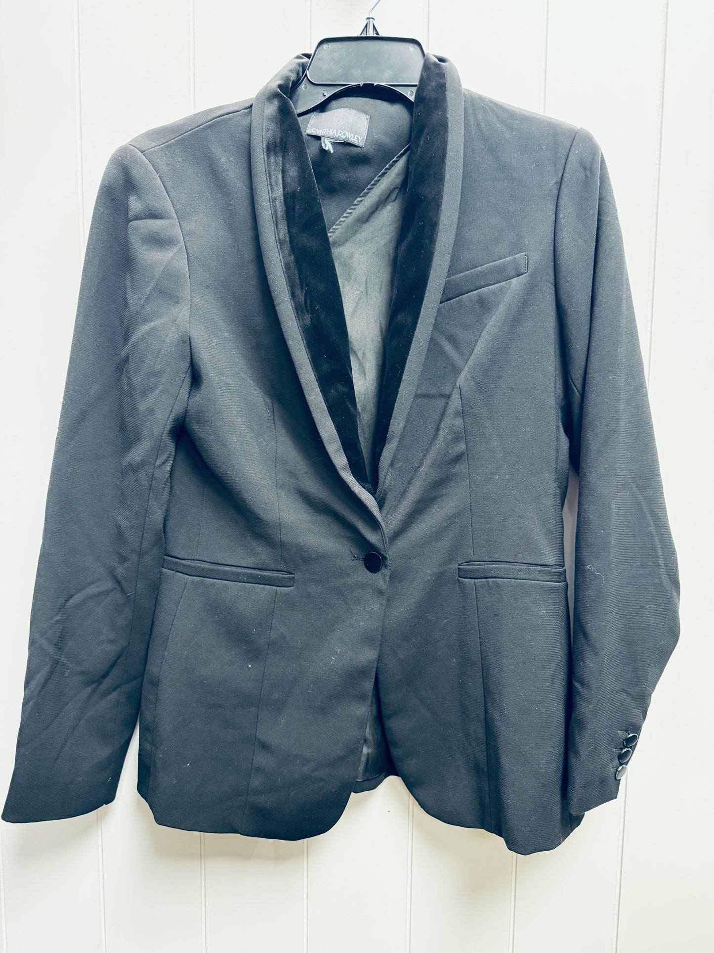 Blazer By Cynthia Rowley In Black, Size: M