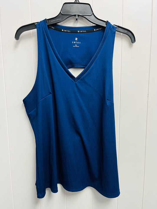 Athletic Tank Top By Zelos In Blue, Size: Xl