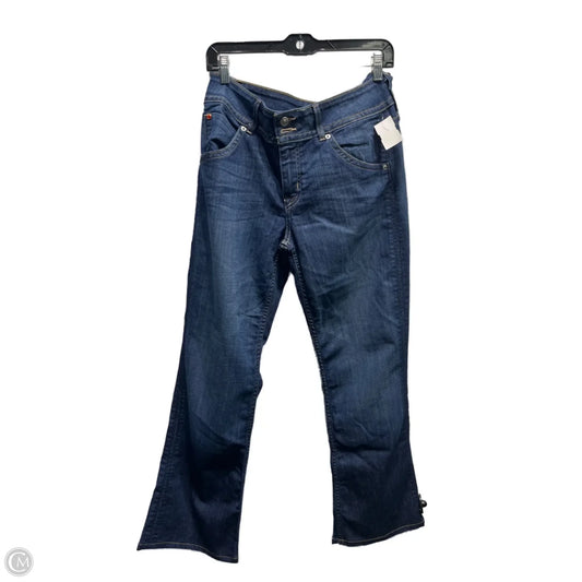 Jeans Boot Cut By Hudson In Blue Denim, Size: 10