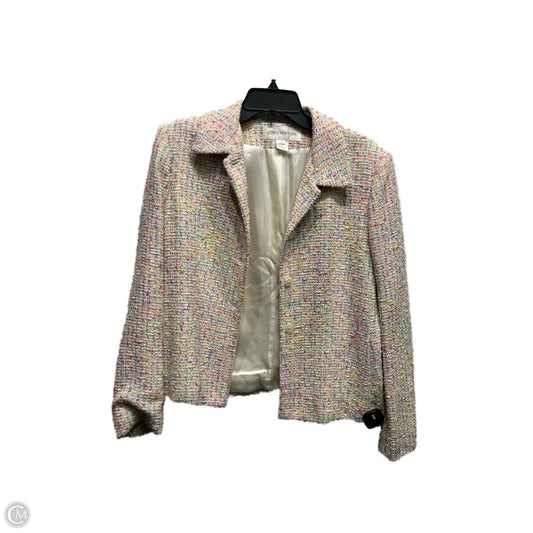 Blazer By Jones New York In Pink & Yellow, Size: 10