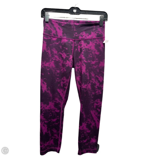 Athletic Leggings By Lululemon In Purple, Size: 4