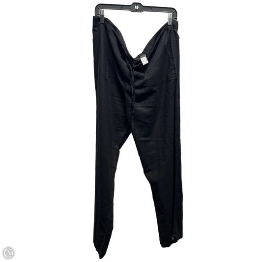 Pants Linen By Venus In Black, Size: L