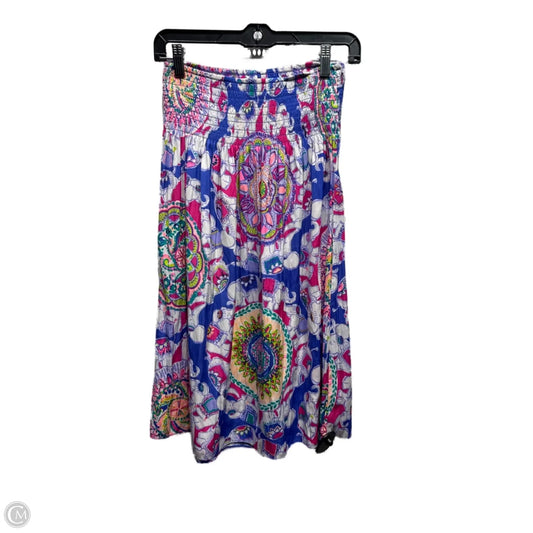 Skirt Designer By Lilly Pulitzer In Blue & Pink, Size: Xs