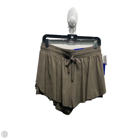 Athletic Shorts By Joy Lab In Tan, Size: M
