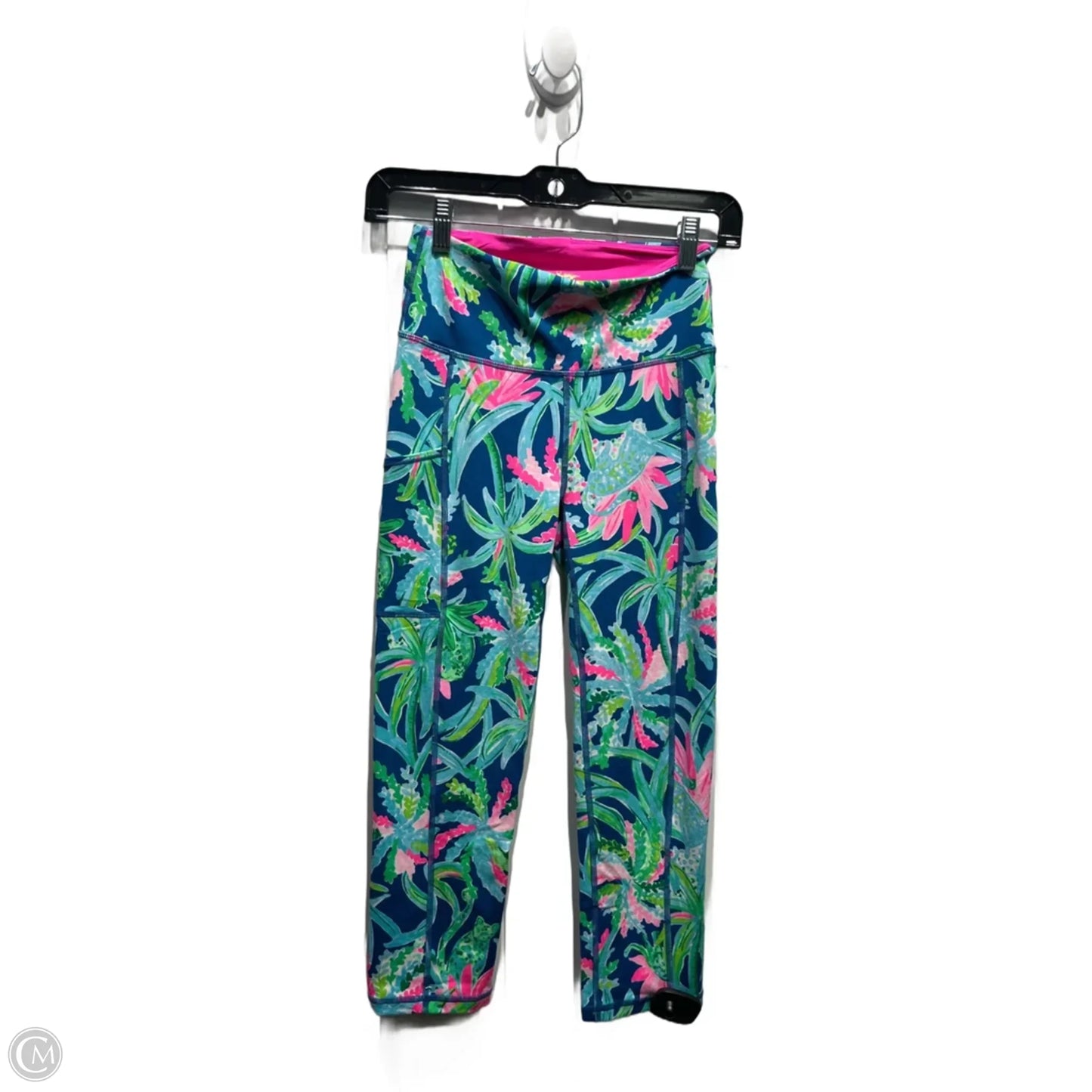 Pants Designer By Lilly Pulitzer In Blue & Green, Size: Xs