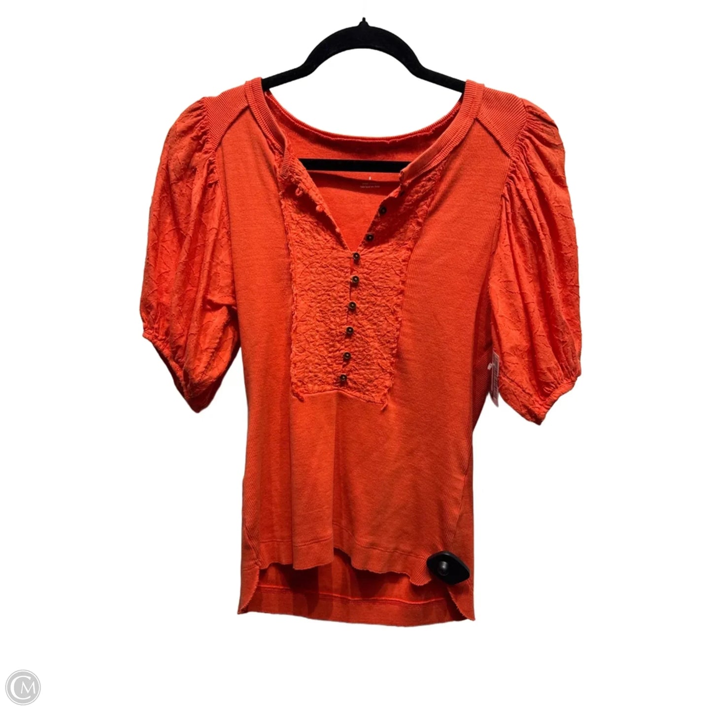 Top Short Sleeve By Pilcro In Orange, Size: S