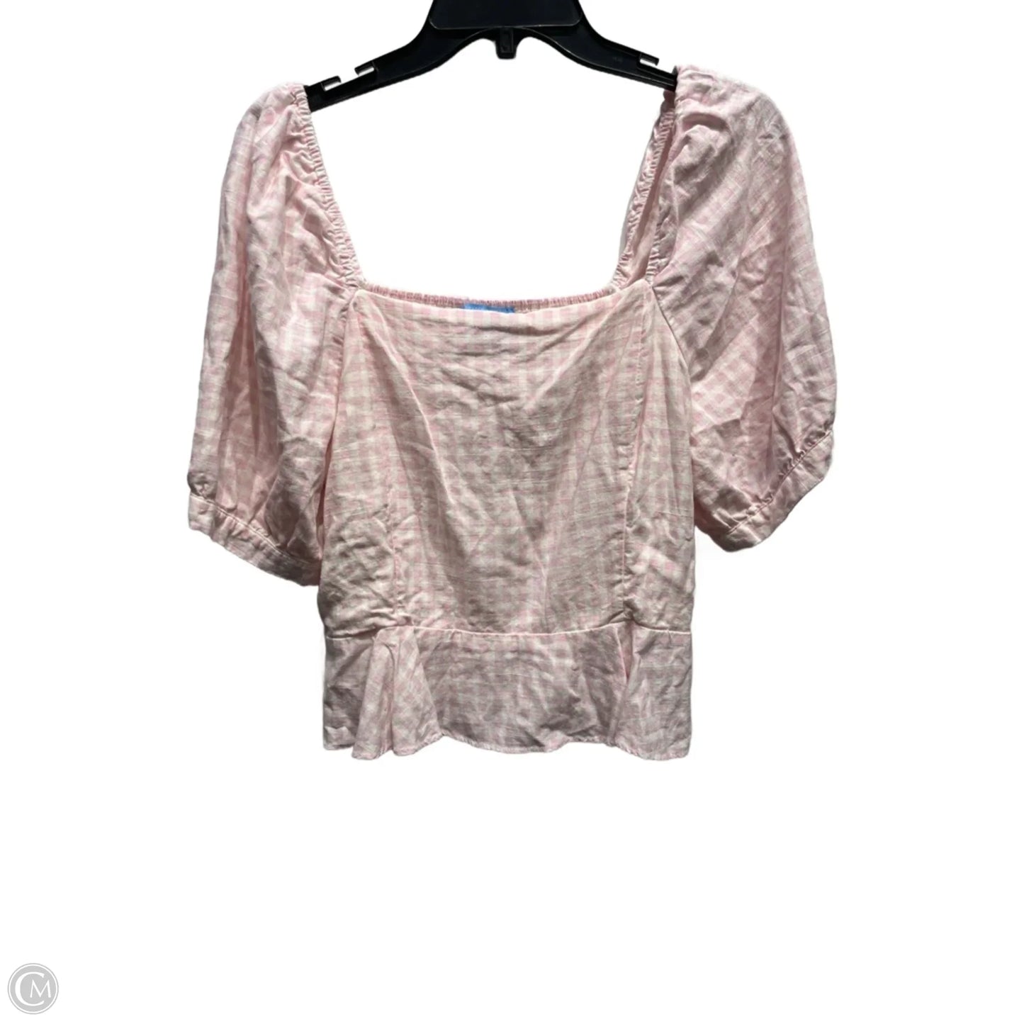 Skirt Set 2pc By Draper James In Pink & White, Size: L