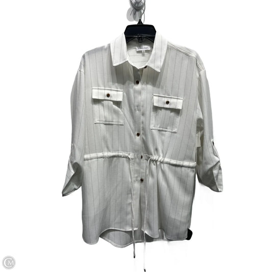 Jacket Other By Calvin Klein In Black & White, Size: M