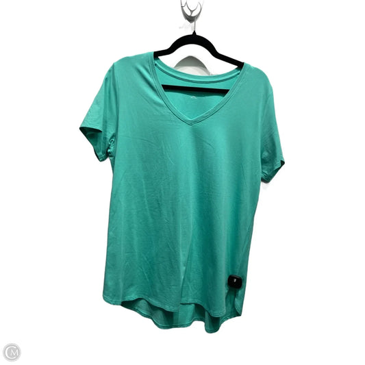 Tunic Short Sleeve By Soft Surroundings In Green, Size: L