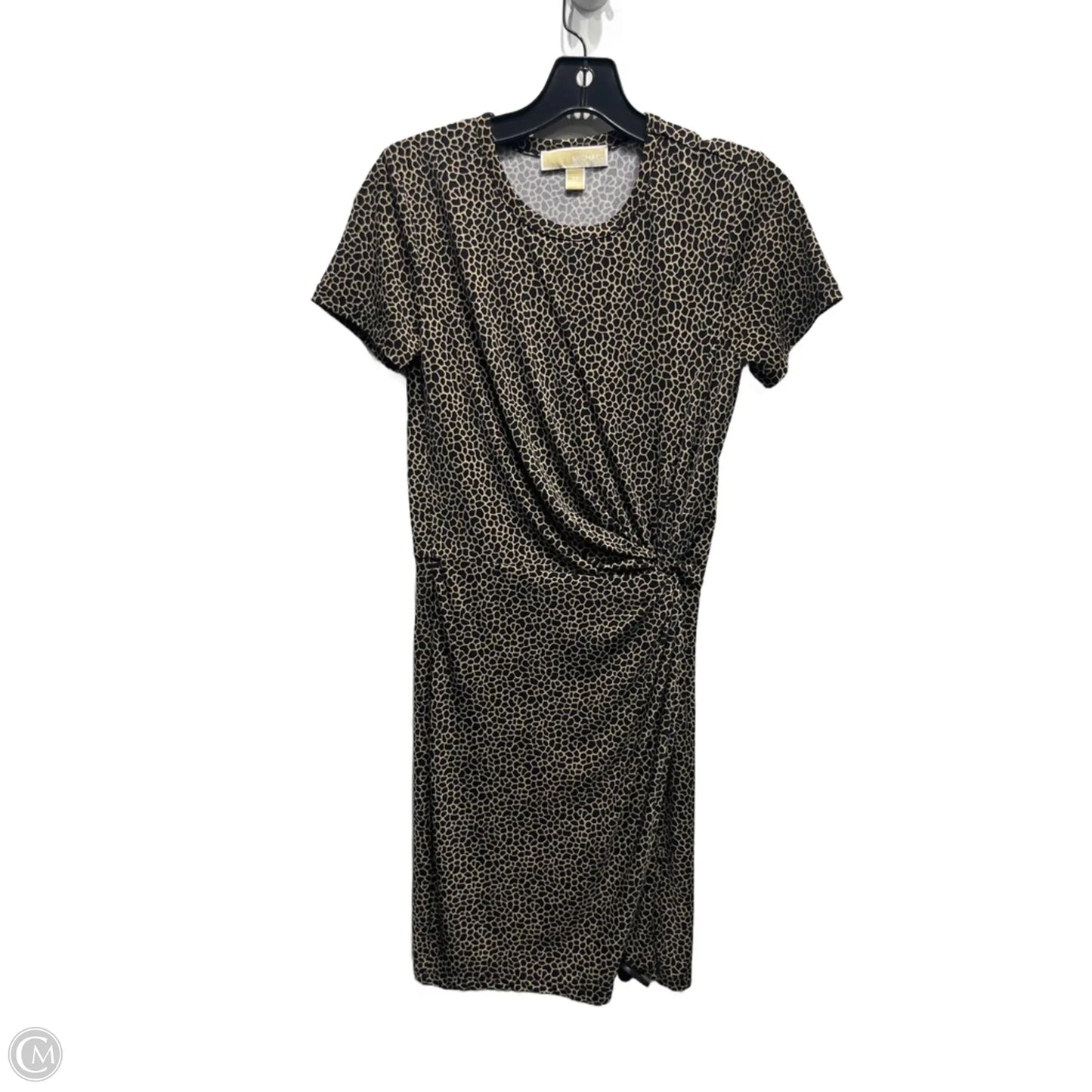 Dress Work By Michael By Michael Kors In Black & Tan, Size: Xs