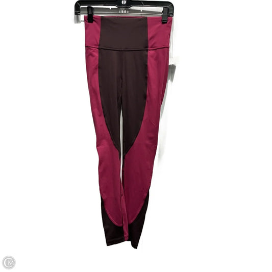 Athletic Leggings By Lululemon In Pink, Size: 4