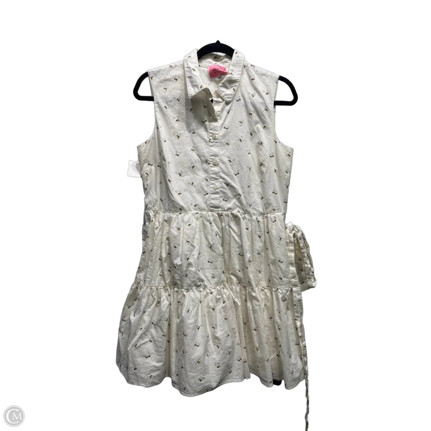 Dress Designer By Kate Spade In Cream & Yellow, Size: M