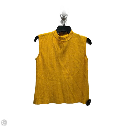 Top Sleeveless Luxury Designer By St John Collection In Yellow, Size: S