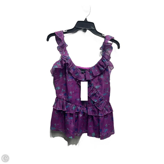 Top Sleeveless By French Connection In Purple, Size: Xxs