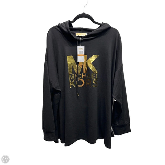 Top Long Sleeve By Michael By Michael Kors In Black & Gold, Size: 3x