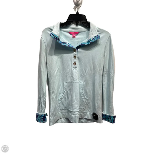 Top Long Sleeve Designer By Lilly Pulitzer In Blue, Size: Xs