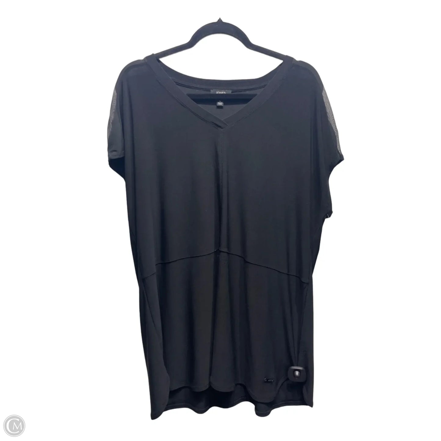 Top Short Sleeve By Jones New York In Black, Size: L