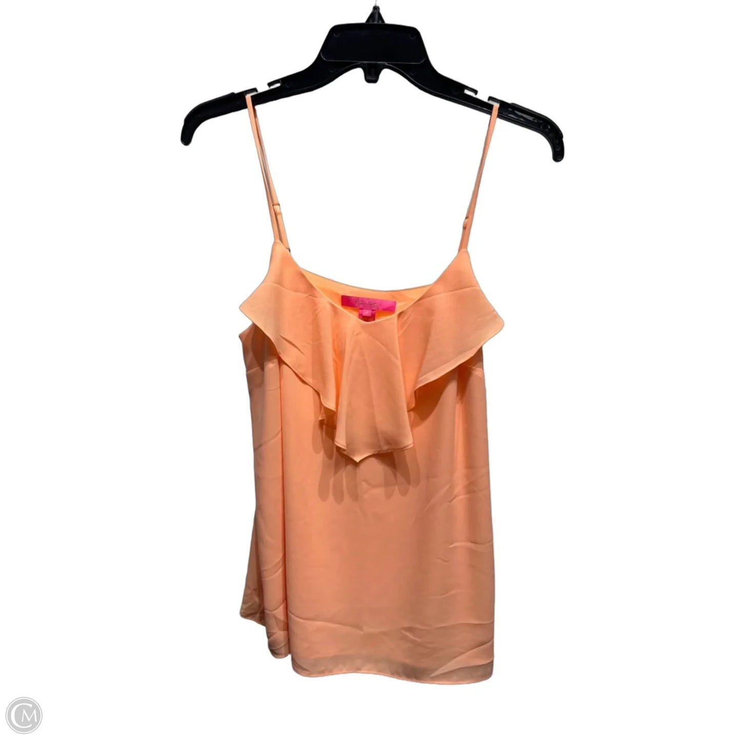 Top Sleeveless Designer By Lilly Pulitzer In Orange, Size: S