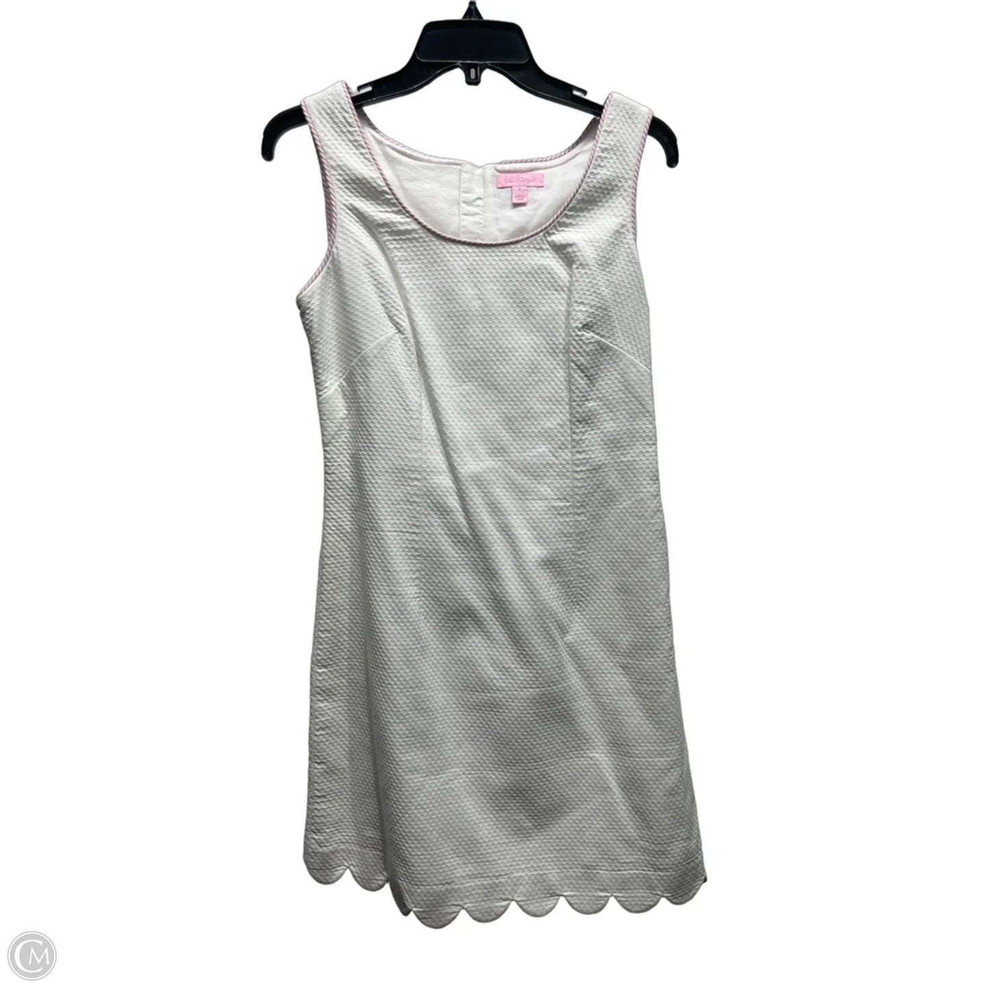 Dress Designer By Lilly Pulitzer In Pink & White, Size: 2