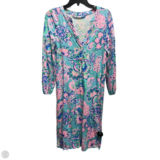 Dress Designer By Lilly Pulitzer In Blue & Pink, Size: Xs