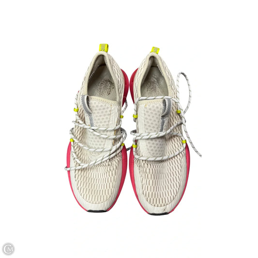 Shoes Athletic By Sorel In Pink & Yellow, Size: 6.5