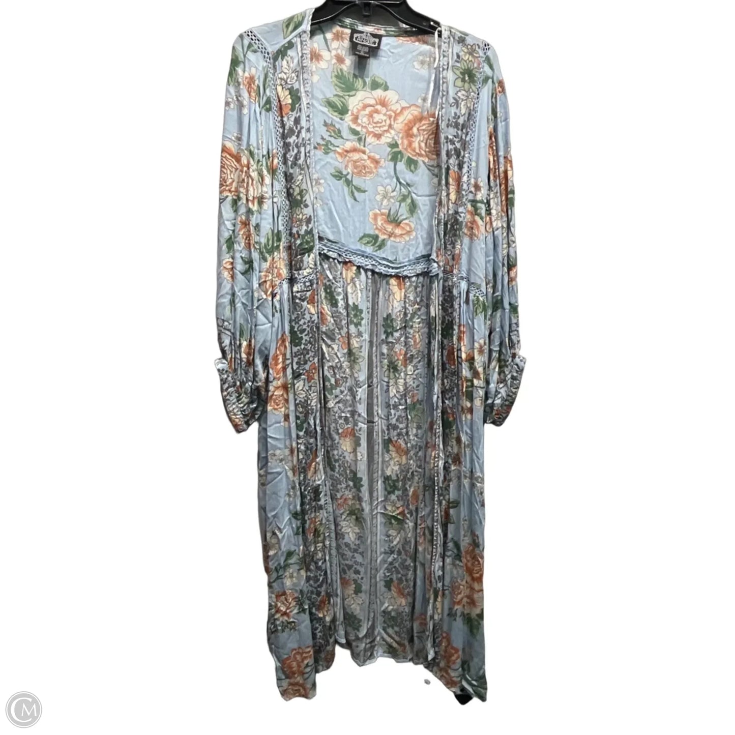 Kimono By Angie In Blue & Orange, Size: L