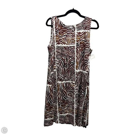Dress Casual Short By Tommy Bahama In Brown & White, Size: L