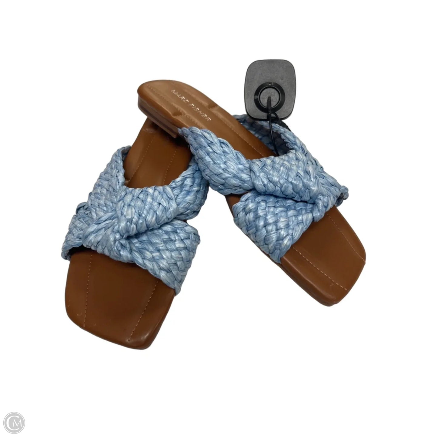 Sandals Flats By Marc Fisher In Blue, Size: 7