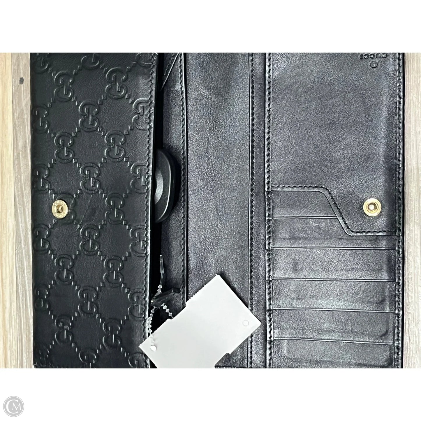 Wallet Luxury Designer By Gucci, Size: Large