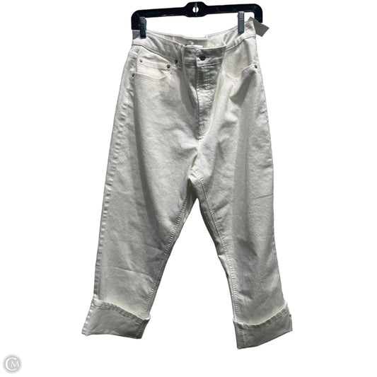 Jeans Designer By Frye In White Denim, Size: 12
