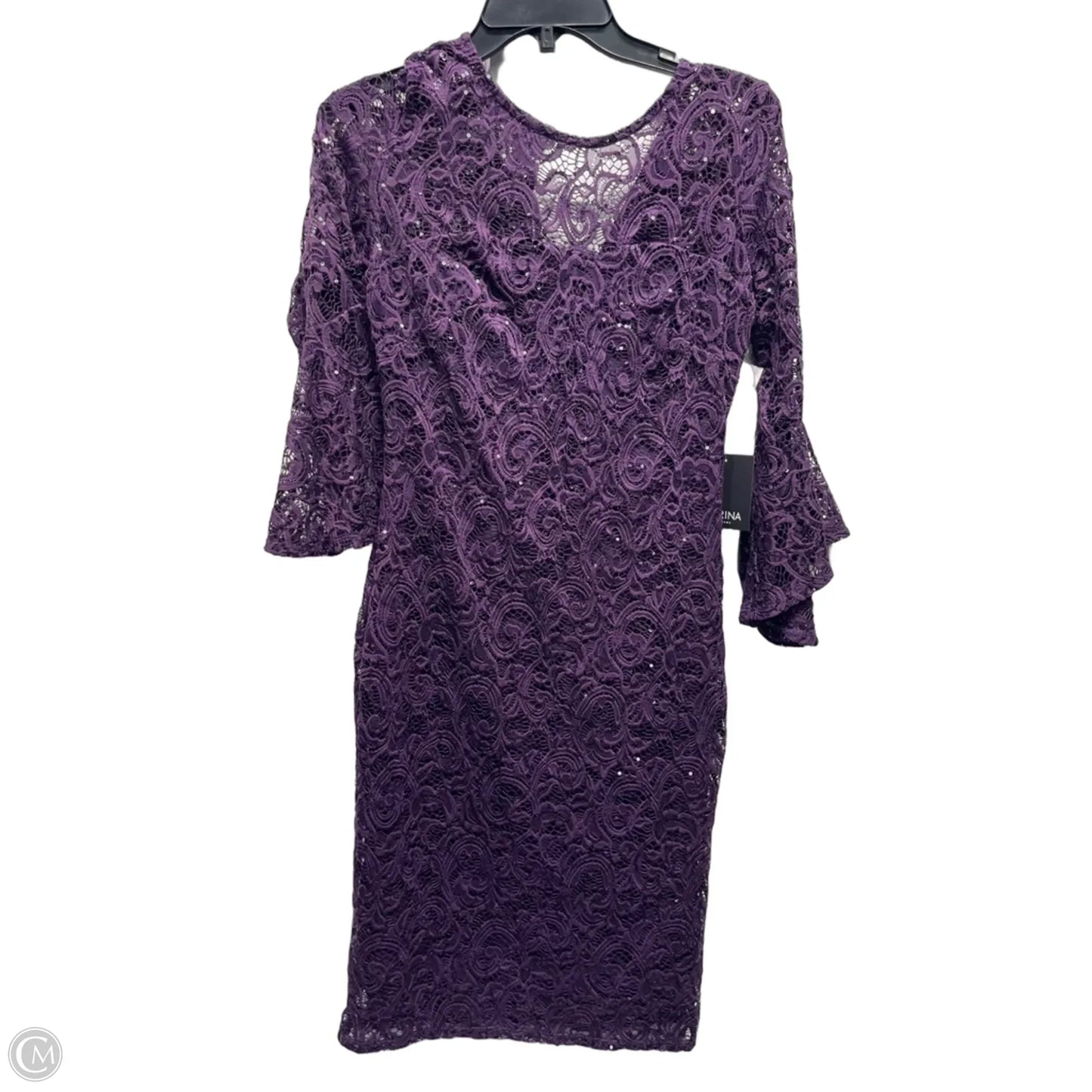 Dress Casual Short By Marina In Purple, Size: 4
