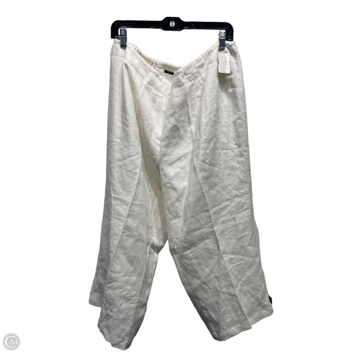 Pants Linen By Talbots In White, Size: 20