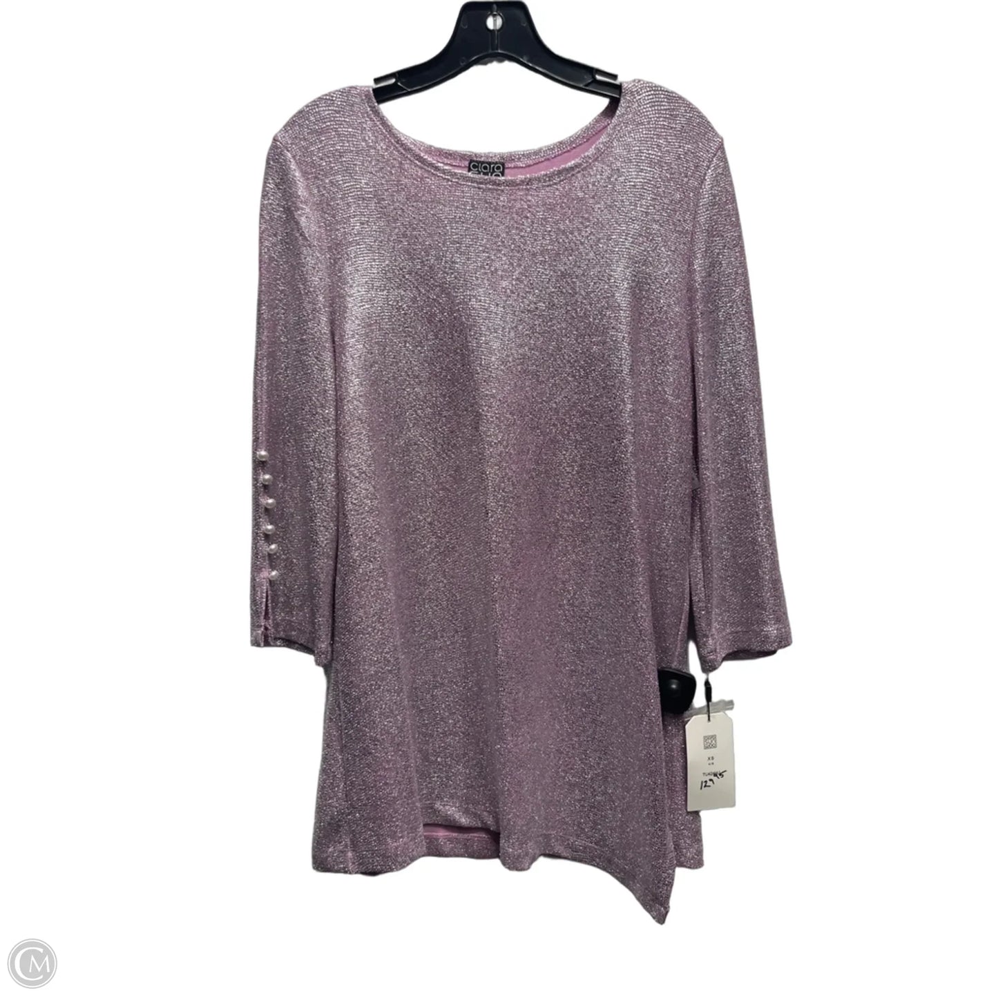 Top Long Sleeve By Clara Sun Woo In Purple, Size: Xs