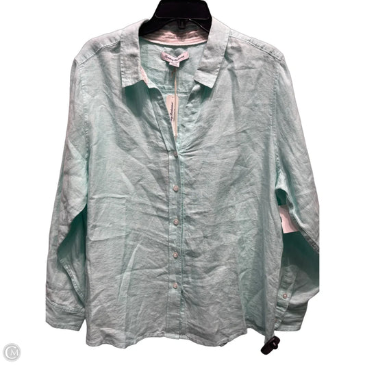 Top Long Sleeve By Tommy Bahama In Green, Size: Xl