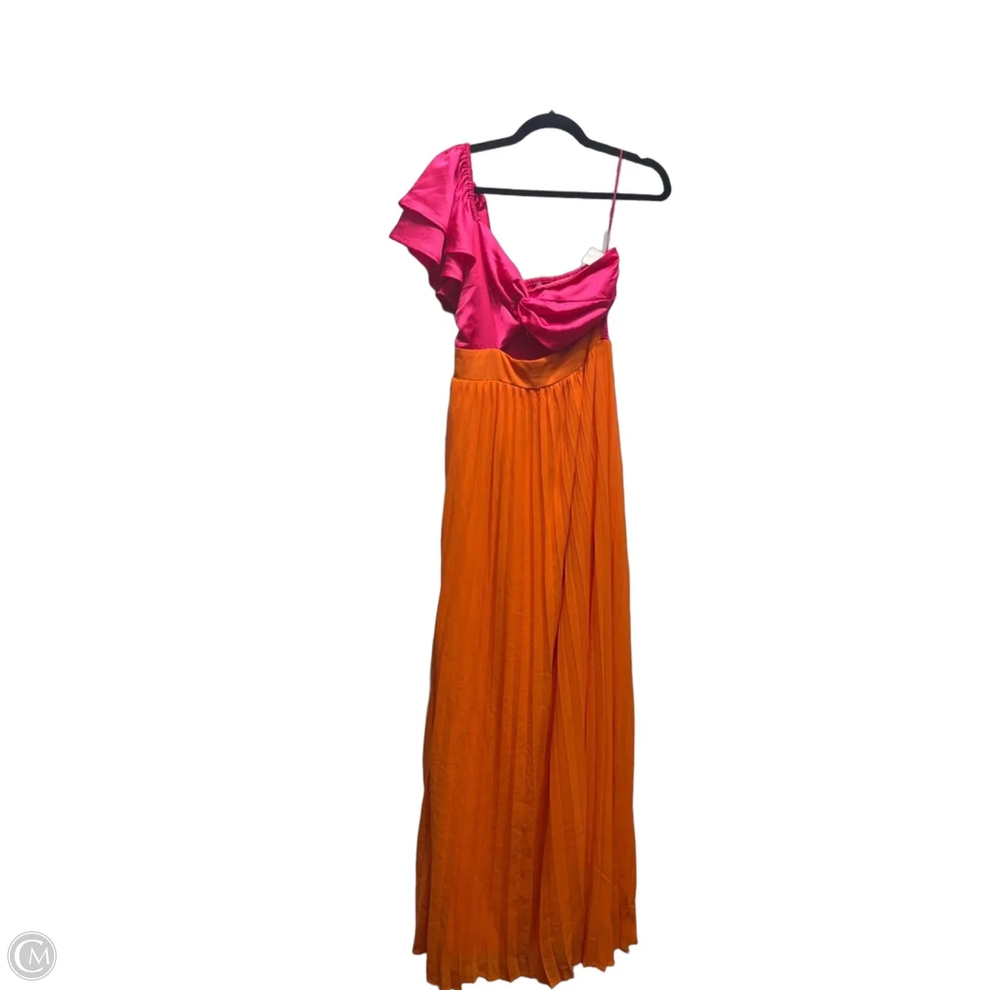 Dress Party Long By Flying Tomato In Orange & Pink, Size: M