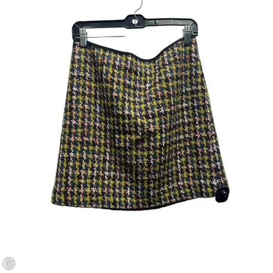 Skirt Mini & Short By Ann Taylor In Black & Green, Size: 6