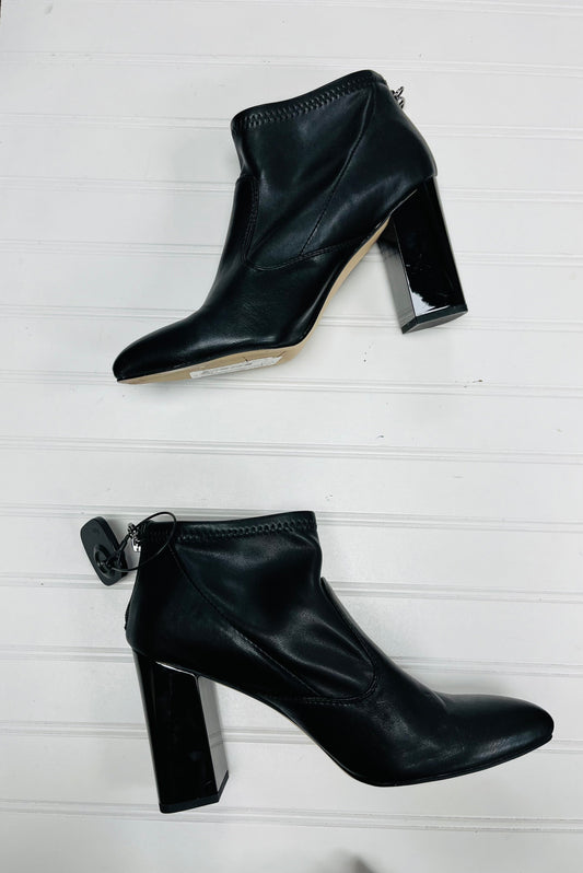 Boots Ankle Heels By Franco Sarto In Black, Size: 10