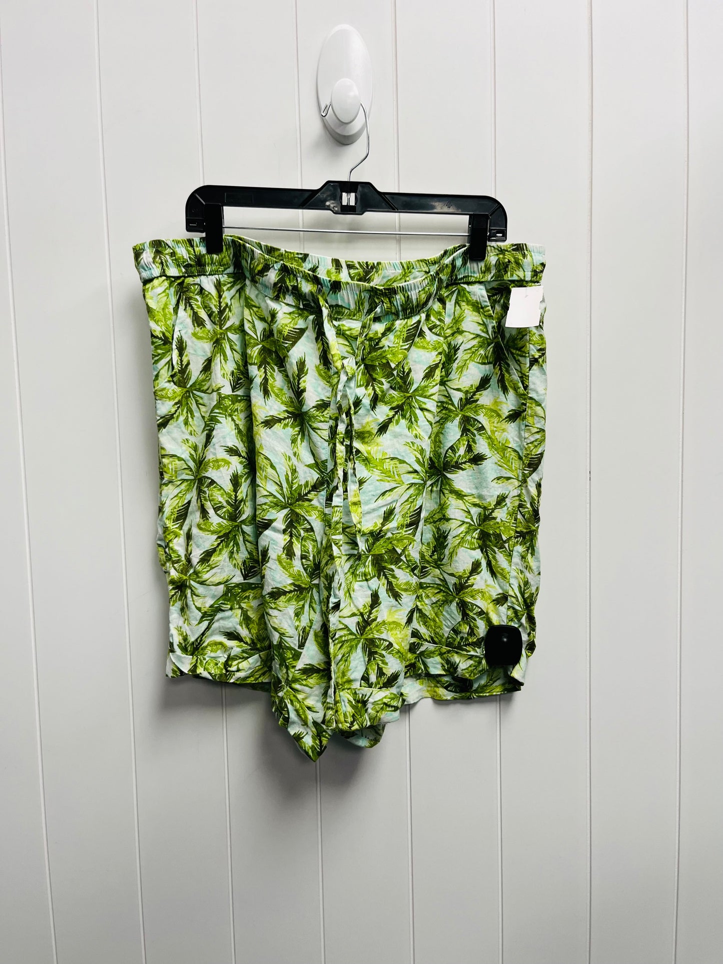 Green Shorts Coral Bay, Size 1x