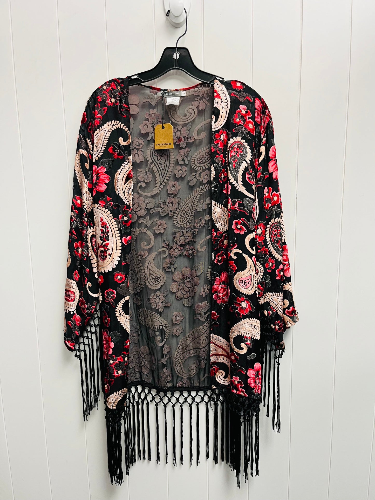 Black & Red Kimono Earthbound, Size Onesize