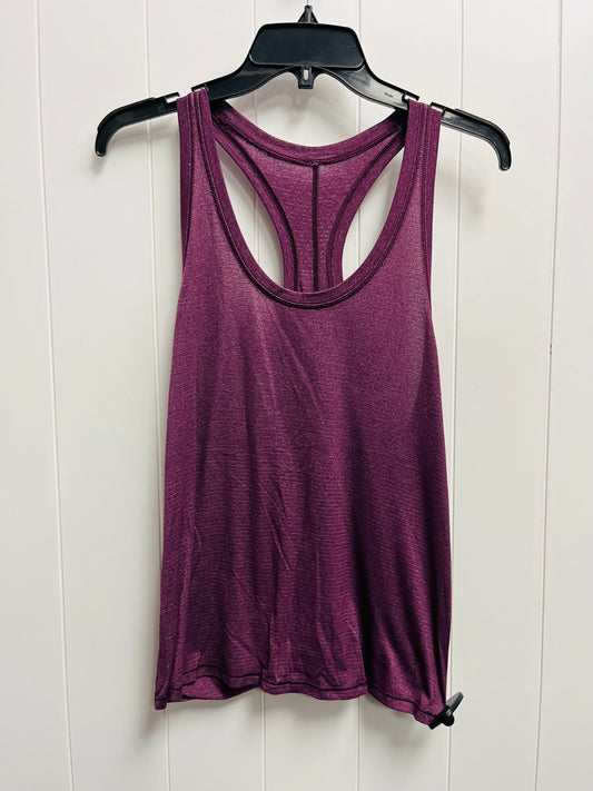 Purple Athletic Tank Top Lululemon, Size S