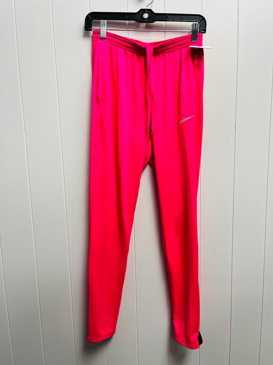 Pink Athletic Pants Nike Apparel, Size Xs